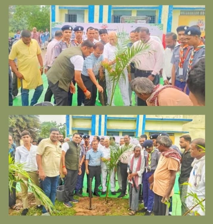 हरि लीला चैरिटेबल ट्रस्ट के वृक्षारोपण कार्यक्रम में पहुंचे कलेक्टर साहब ने कहा-प्रकृति संरक्षण ही भविष्य की सबसे बड़ी जिम्मेदारी। गुरु पूर्णिमा पर बनारी में 500 पौधों का रोपण, गुरुजनों का हुआ सम्मान. ट्रस्ट के लीलाधर सुल्तानिया एवं अमर सुल्तानिया ने कहा- वृक्षारोपण करना जितना महत्वपूर्ण। उतना ही अहम है उसको संरक्षण देना kshititech