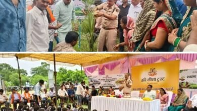 वृक्षारोपण का महा अभियान-एसपी साहब की मौजूदगी में हरि लीला चैरिटेबल ट्रस्ट ने पुटपुरा मैदान में लगाये 500 पौधे. एसपी साहब ने करी रचनात्मक कार्यों की प्रशंसा. ट्रस्ट के अमर सुल्तानिया ने कहा-प्रकृति से रिश्ता जोड़िए, पेड़ों को परिवार का सदस्य मानिए. एक पेड़ मां के नाम लगाओ kshititech