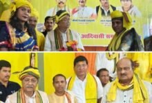 शक्ति में नेता प्रतिपक्ष महंत जी एवं पूर्व मंत्री जयसिंह अग्रवाल की उपस्थिति में हुआ विश्व आदिवासी दिवस का कार्यक्रम. समाज बंधुओ की रही भारी उपस्थिति.पारंपरिक वेशभूषा में नजर आई आदिवासी समाज की नारी शक्ति kshititech