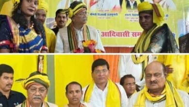 शक्ति में नेता प्रतिपक्ष महंत जी एवं पूर्व मंत्री जयसिंह अग्रवाल की उपस्थिति में हुआ विश्व आदिवासी दिवस का कार्यक्रम. समाज बंधुओ की रही भारी उपस्थिति.पारंपरिक वेशभूषा में नजर आई आदिवासी समाज की नारी शक्ति kshititech