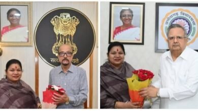 सांसद कमलेश जांगड़े ने करी प्रदेश के महामहिम राज्यपाल रमन डेका एवं विधानसभा अध्यक्ष डॉ रमन सिंह से मुलाकात. आजादी की 80 वीं वर्षगांठ की भी दी शुभकामनाएं kshititech