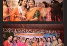 अखिल भारतीय मारवाड़ी महिला समिति शक्ति शाखा ने 15 अगस्त को किया शक्ति में तीजा महोत्सव का ऐतिहासिक एवं भव्य आयोजन. वर्षों बाद यादगार एवं पारंपरिक आयोजन को देखने की संख्या में पहुंची महिलाएं. अध्यक्ष सरोज अग्रवाल के नेतृत्व में आयोजित था कार्यक्रम kshititech