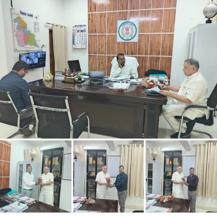 छत्तीसगढ़ दिव्यांगजन वित्त विकास निगम के चेयरमैन लोकेश कांवडिया ने ली कलेक्ट्रेट कार्यालय शक्ति में बैठक. कलेक्टर तोपनो साहब सहित प्रशासनिक अधिकारी रहे मौजूद। शक्ति के गिरिराज रेन बसेरा भी पहुंचे लोकेश जी. जिला भाजपा की अहम बैठक में भी शामिल हुए लोकेश जी kshititech