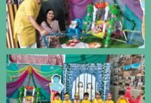 स्कूल के बच्चे भी डूबे भगवान कृष्ण के भक्ति में-बाराद्वार शहर के प्रतिष्ठित विद्याभूमि विद्यालय में हर्षोल्लास एवं भक्ति भाव के साथ मनाया गया श्रीकृष्ण जन्माष्टमी उत्सव. शरद केडिया एवं रीना केडिया ने बतौर मुख्य अतिथि करी कृष्ण जी की पूजा अर्चना. शरद केडिया ने दी सभी बच्चों को श्री कृष्ण जन्माष्टमी की शुभकामनाएं kshititech