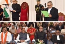 छत्तीसगढ़ हाईकोर्ट के नए चीफ जस्टिस ने ली शपथ. राज भवन (लोकभवन) में महामहिम राज्यपाल ने दिलाई शपथ. मुख्यमंत्री विष्णु देव साय भी मौजूद kshititech