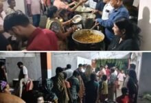 चंद्रहासिनी ट्रस्ट चंद्रपुर में 27 सितंबर को बाढ़ से प्रभावित सैकड़ो लोगों के लिए करी भोजन एवं आवास की व्यवस्था. चंद्रपुर के अग्रसेन भवन.स्कूल एवं विभिन्न स्थानों पर ठहराया गया बाढ़ प्रभावितों को. रविवार की रात भी ट्रस्ट के सदस्य डटे रहे सेवा कार्यों में kshititech