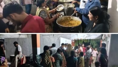 चंद्रहासिनी ट्रस्ट चंद्रपुर में 27 सितंबर को बाढ़ से प्रभावित सैकड़ो लोगों के लिए करी भोजन एवं आवास की व्यवस्था. चंद्रपुर के अग्रसेन भवन.स्कूल एवं विभिन्न स्थानों पर ठहराया गया बाढ़ प्रभावितों को. रविवार की रात भी ट्रस्ट के सदस्य डटे रहे सेवा कार्यों में kshititech
