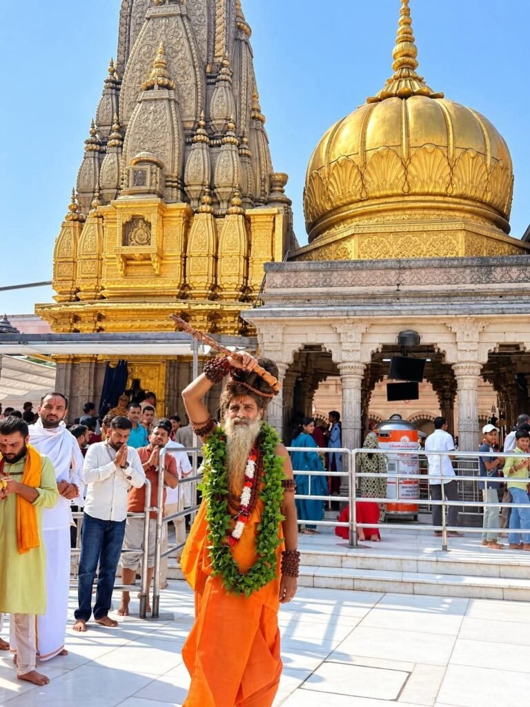 बाबा विश्वनाथ के दरबार पहुँचे सद्गुरु श्री रितेश्वर जी, राष्ट्र की सुख-शांति एवं समृद्धि की कामना. रितेश्वर जी महाराज ने कहा- भगवा हमारे हृदय में है एवं भारत के शिखर पर है. शिवरीनारायण के संजय अग्रवाल ने कहा-सदगुरु जी का यह प्रवास सनातन धर्म की चेतना को सुदृढ़ करने वाला kshititech