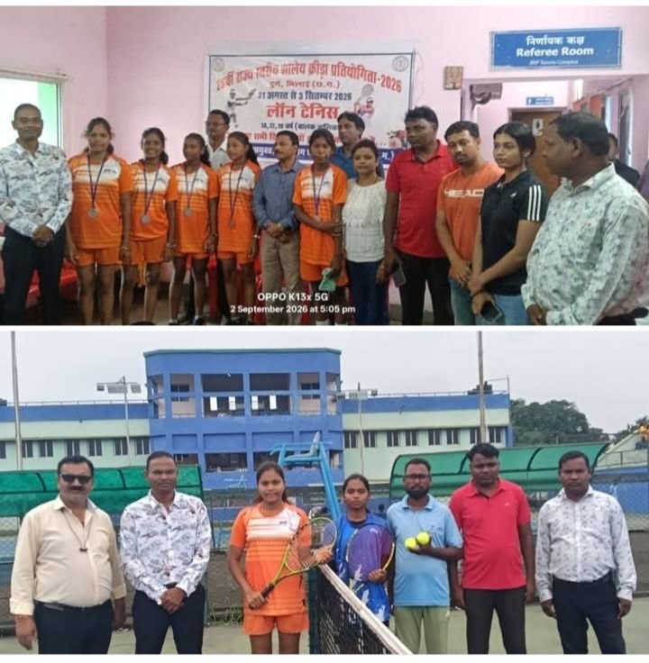 शक्ति जिले के खिलाड़ियों ने दुर्ग में आयोजित 26 वें राज्य स्तरीय प्रतियोगिता में रचा इतिहास. शक्ति जिले का लहराया परचम. शक्ति कलेक्टर जय श्री जैन के निर्देशन एवं जिला शिक्षा अधिकारी के मार्गदर्शन में रवाना हुए थे विद्यार्थी. जिले के प्रभारी क्रीड़ा अधिकारी अमर सिंह राज ने दी जानकारी शक्ति जिले के खिलाड़ियों ने दुर्ग में आयोजित 26 वें राज्य स्तरीय प्रतियोगिता में रचा इतिहास. शक्ति जिले का लहराया परचम. शक्ति कलेक्टर जय श्री जैन के निर्देशन एवं जिला शिक्षा अधिकारी के मार्गदर्शन में रवाना हुए थे विद्यार्थी. जिले के प्रभारी क्रीड़ा अधिकारी अमर सिंह राज ने दी जानकारी kshititech