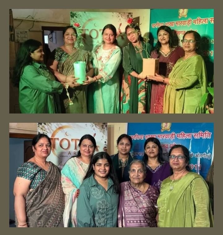 अखिल भारतीय मारवाड़ी महिला समिति खरसिया का पर्यावरण संरक्षण को लेकर सराहनीय प्रयास- बच्चों के टैलेंटेड को किया दिया प्रोत्साहन। इको फ्रेंडली गणेश प्रतिमाओं की है धूम. बच्चों को गणेश की मूर्तियां बनाना सिखाया आर्ची ने kshititech