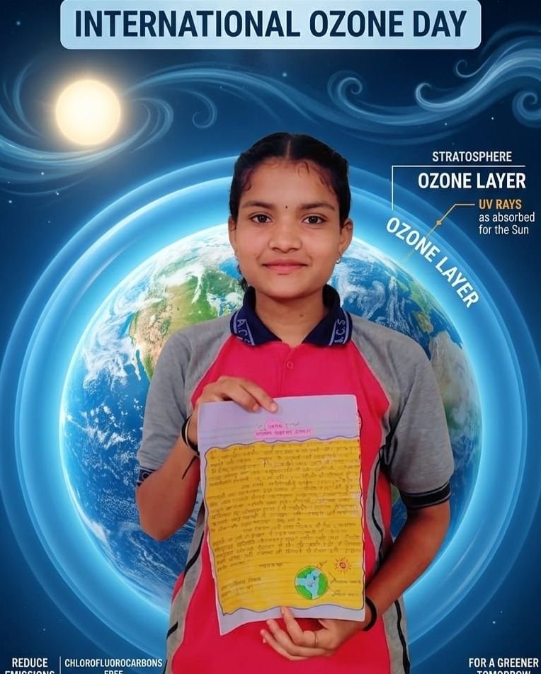 शक्ति के अनुनय कॉन्वेंट स्कूल में ओजोन परत संरक्षण दिवस पर विविध प्रतियोगिताओं का आयोजन. पर्यावरण संरक्षण के प्रति विद्यार्थियों में जागरूकता लाने जिला शिक्षा अधिकारी शक्ति के निर्देशन में आयोजित था कार्यक्रम kshititech