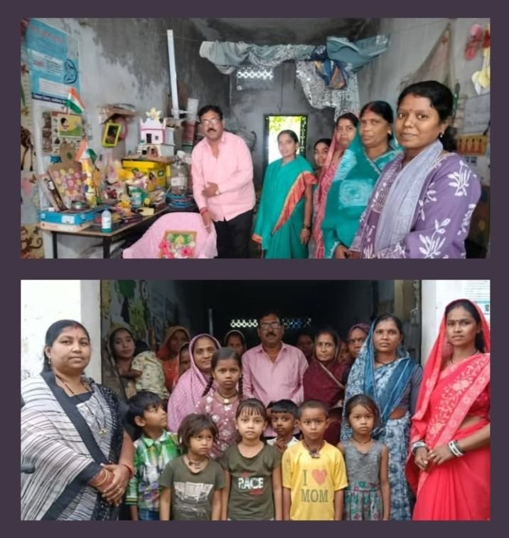 शक्ति विकासखंड के टेमर आंगनबाड़ी केंद्र में हुआ आंगन मिलन का कार्यक्रम. सरपंच चंद्र कुमार सोनी ने अतिथि के रूप में की कार्यक्रम में सहभागिता. महिला बाल विकास विभाग द्वारा आयोजित कार्यक्रम में सरपंच सोनी ने कहा- कुपोषित बच्चों को स्वस्थ बनानेआंगनवाड़ी कार्यकर्ता एवं सहायिका दे रहे अपना अहम योगदान शक्ति विकासखंड के टेमर आंगनबाड़ी केंद्र में हुआ आंगन मिलन का कार्यक्रम. सरपंच चंद्र कुमार सोनी ने अतिथि के रूप में की कार्यक्रम में सहभागिता. महिला बाल विकास विभाग द्वारा आयोजित कार्यक्रम में सरपंच सोनी ने कहा- कुपोषित बच्चों को स्वस्थ बनानेआंगनवाड़ी कार्यकर्ता एवं सहायिका दे रहे अपना अहम योगदान kshititech