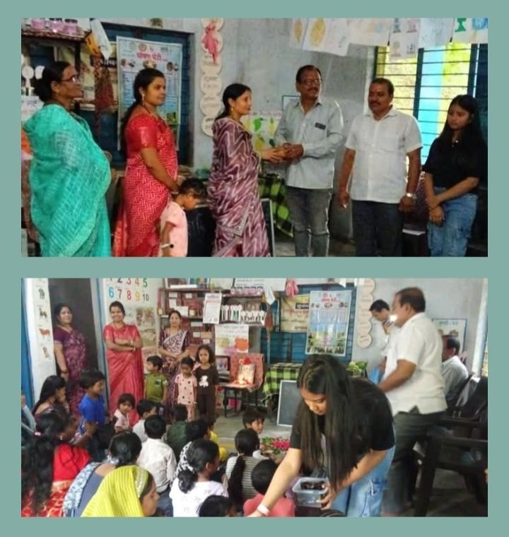 महिला बाल विकास विभाग शक्ति परियोजना के अंतर्गत शक्ति शहरी सेक्टर के विभिन्न आंगनबाड़ी केदो में हुआ आंगन मिलन कार्यक्रम.जनप्रतिनिधियों सहित नागरिकों ने भी करी सहभागिता. वार्ड क्रमांक 16 में पूर्व पार्षद धनंजय नामदेव तो वहीं वार्ड क्रमांक 13 में अधिवक्ता चितरंजन पटेल रहे अतिथि के रूप में मौजूद kshititech
