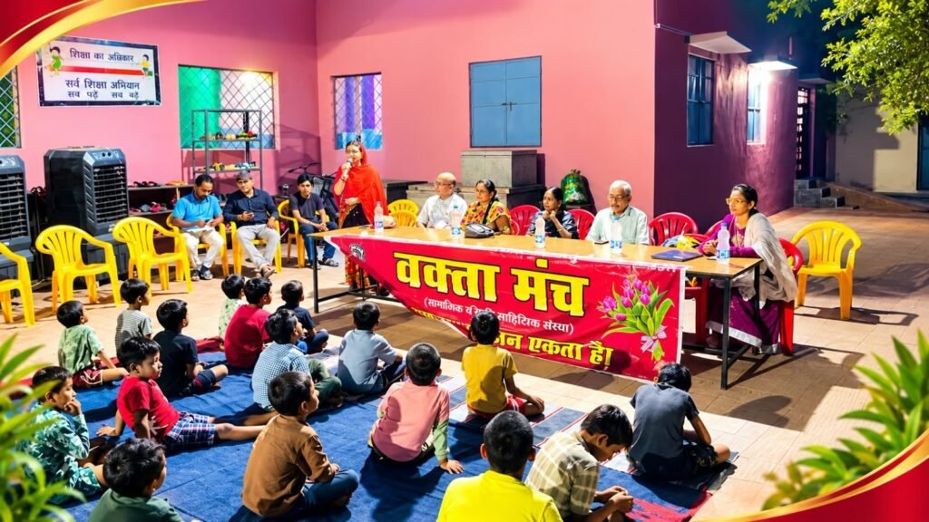 किसी के चेहरे पर मुस्कान लाकर देखिए - जिंदगी खूबसूरत लगेगी ": दीपमाला पाण्डेय. रायपुर के गंजपारा स्थित बाल आश्रम पहुंचा वक्ता मंच. संस्था के अध्यक्ष राजेश पराते सहित सदस्य रहे मौजूद. छत्तीसगढ़ की श्रेष्ठ सामाजिक संस्था है वक्ता मंच kshititech