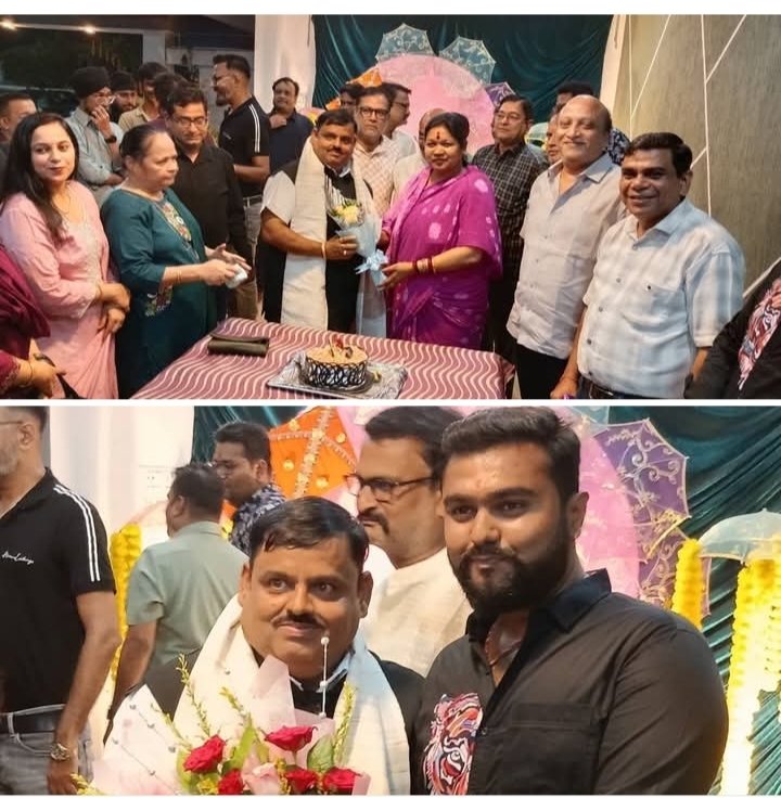 शक्ति के भाजपा नेता सुरेश कृपलानी के जन्मदिन पर सांसद कमलेश जांगड़े. नगर पालिका अध्यक्ष श्यामसुंदर अग्रवाल. पूर्व अध्यक्ष नरेश गेवाडीन.जिला पंचायत सदस्य आयुष शर्मा ने दी बधाई. 2 अक्टूबर की शाम शहर के प्रसिद्ध पापा ढाबा में आयोजित था जन्मदिन का कार्यक्रम शक्ति के भाजपा नेता सुरेश कृपलानी के जन्मदिन पर सांसद कमलेश जांगड़े. नगर पालिका अध्यक्ष श्यामसुंदर अग्रवाल. पूर्व अध्यक्ष नरेश गेवाडीन.जिला पंचायत सदस्य आयुष शर्मा ने दी बधाई. 2 अक्टूबर की शाम शहर के प्रसिद्ध पापा ढाबा में आयोजित था जन्मदिन का कार्यक्रम kshititech