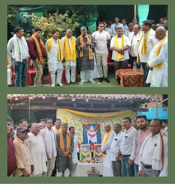 ग्राम देवरमाल में पितृ मोक्ष देव मिलन समारोह में शामिल होने पहुंचे नेता प्रतिपक्ष महंत जी. ग्राम वासियों ने गोड़ी करमा नृत्य के द्वारा किया अपने लाडले विधायक का स्वागत- एडवोकेट गिरधर जायसवाल ने दी जानकारी kshititech