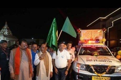 अनूठी सेवा-राजधानी रायपुर की अग्र सेवा सोसायटी की निःशुल्क पगड़ी रस्म बैठक व्यवस्था सेवा. गौ सेवा. अंतिम संस्कार व्यवस्था. शोक पत्र सूचना सहित मेडिकल एंबुलेंस एवं उपकरणों की सेवाओं के लिए सबसे अग्रणी संस्था. 11 अक्टूबर से प्रारंभ हुई गौ रक्षा वाहिनी एंबुलेंस सेवा kshititech